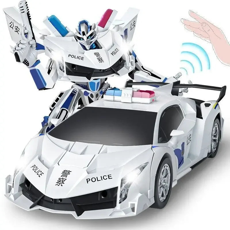 RC Car – 2-in-1 Racing Robot | Rechargeable Electric Toy for Boys & Girls (Ages 3-6, 8+)