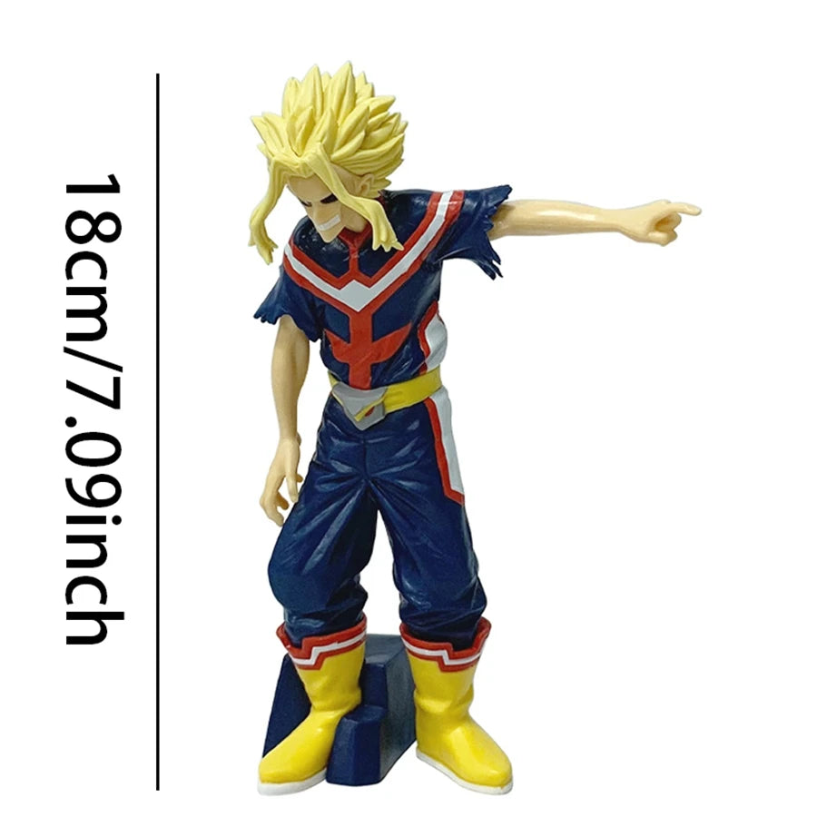 18cm Boku no Hero Academia Anime Figure All Might Action Figure Midoriya Izuku/Bakugo Katsuki Figurine PVC Collection Model Toys