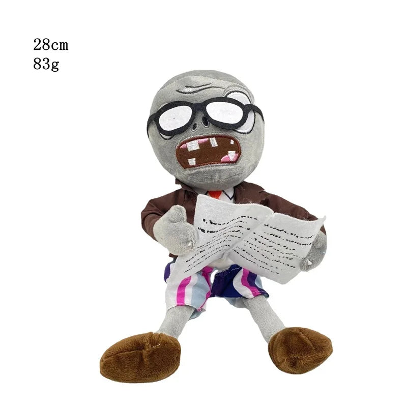 1pcs 30cm Plants vs Zombies Plush Toys PVZ Zombies Gargantuar Hats Pirate Zombies Plush Soft Stuffed Toys for Children Kids Gift