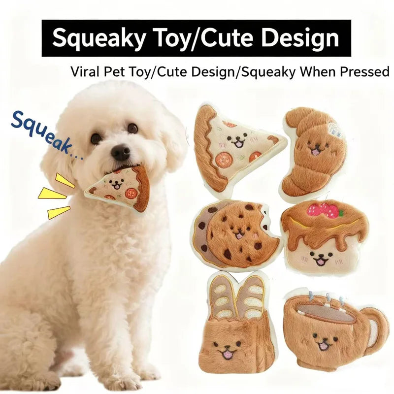 Plush Dog Toys with Sound for Small Dogs And Puppies Boredom Relieving Tool Chew Proof Strength Grinding Pet Toy