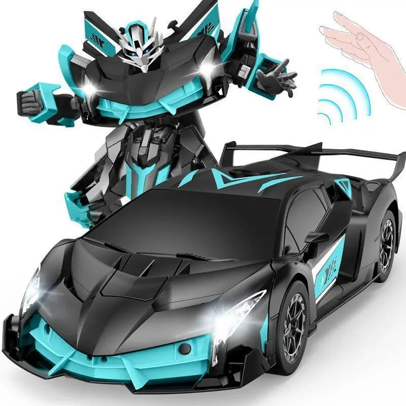 RC Car – 2-in-1 Racing Robot | Rechargeable Electric Toy for Boys & Girls (Ages 3-6, 8+)