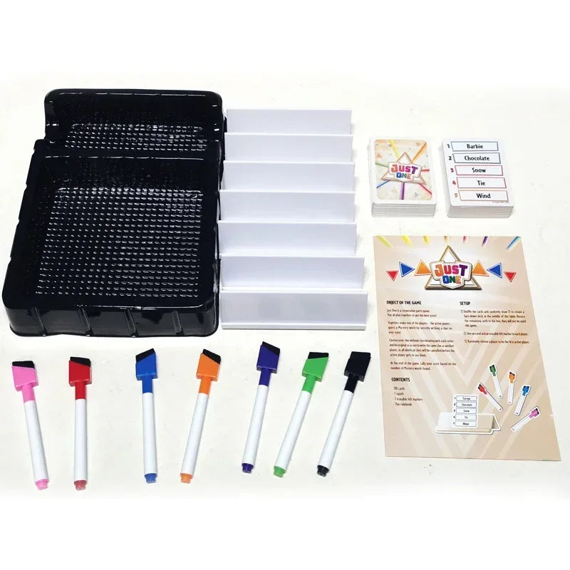 Just One Party Game - Engaging Board Game for Kids and Adults | 3-7 Players Family and friends gathering games