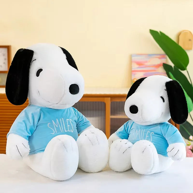 35cm Cartoon Cute Snoopy Plush Toy Pillow Sofa Back Plush Doll Gifts For Children