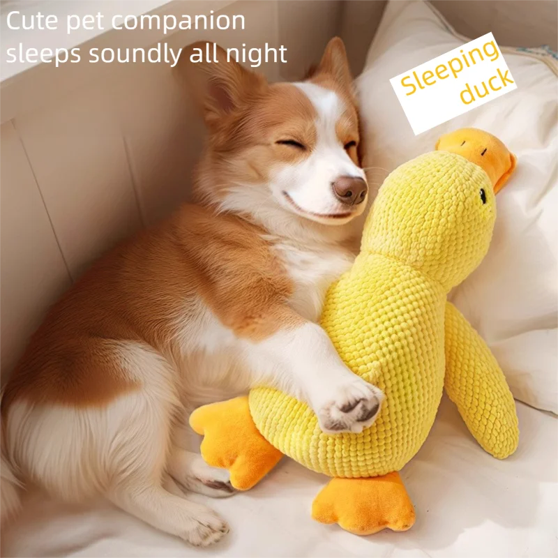 Plush dog toys, sleep companions, durable and chewable, teeth cleaning, and noise-relieving chew toys.