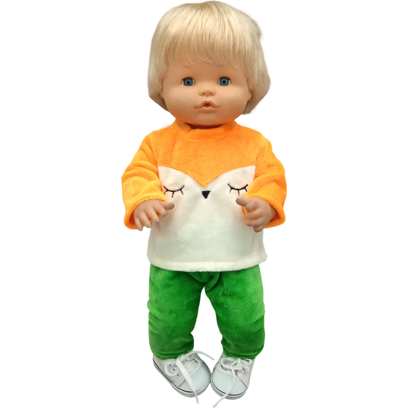 Reborn Baby Dolls Dress for 40 Cm Nenuco Ropa Y Su Hermanita Children Girl Gift Doll Clothes