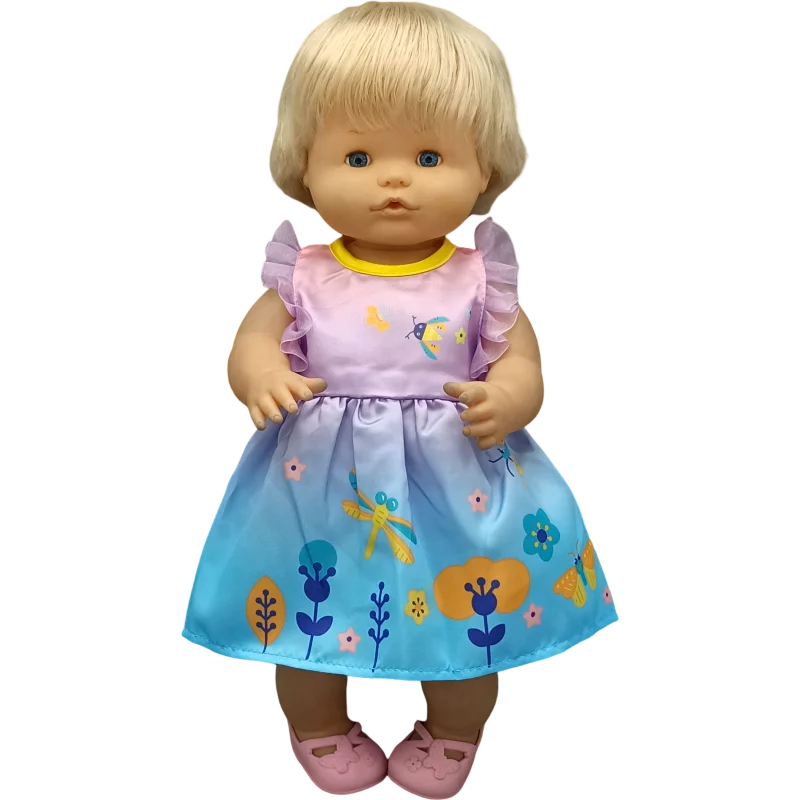 Reborn Baby Dolls Dress for 40 Cm Nenuco Ropa Y Su Hermanita Children Girl Gift Doll Clothes