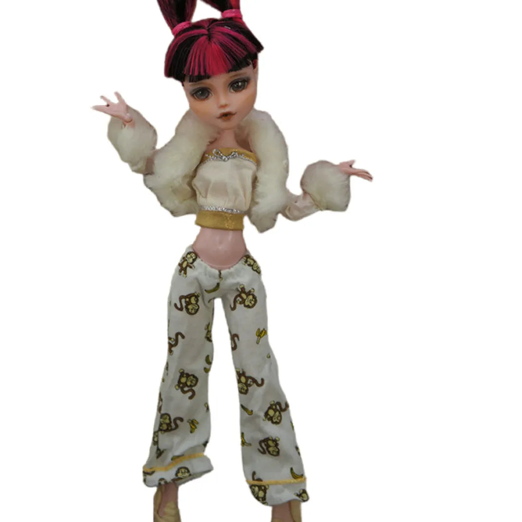 Doll Clothing Set Dress Quality Handmade Outfit Classic Doll Holiday Decors DIY Doll Dressing Vests Coat Pants Skirts Tutu Dress