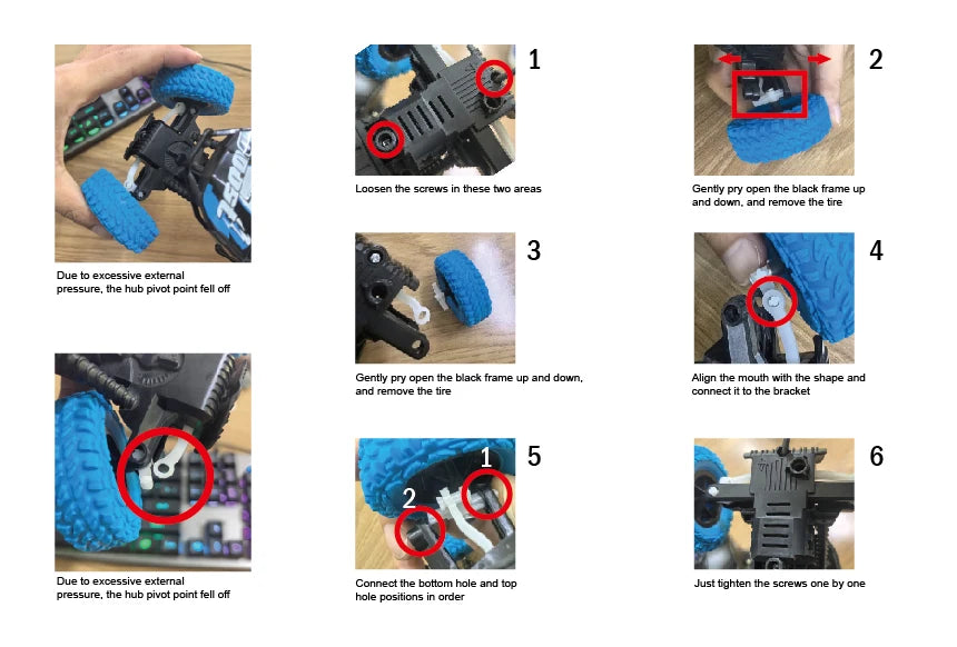 RC High Speed Off-Road Climbing Car 1:18 With Colorful Flashing Lights Rechargeable Durable Rubber Wheels Kids Adults Toys Gifts