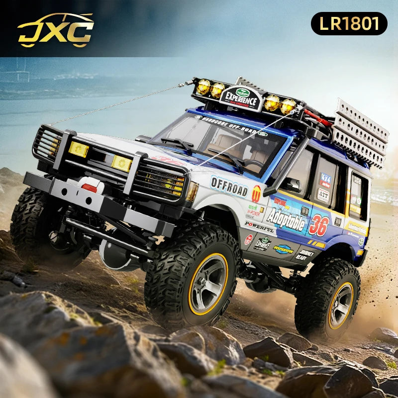 RC off Road Car Fully Functional Discovery Scale Model with Remote Shift Gearbox Interactive Lights Racing Decals