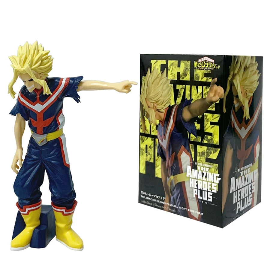 18cm Boku no Hero Academia Anime Figure All Might Action Figure Midoriya Izuku/Bakugo Katsuki Figurine PVC Collection Model Toys