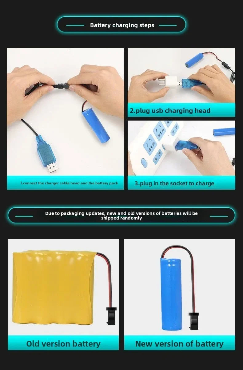 RC Car – 2-in-1 Racing Robot | Rechargeable Electric Toy for Boys & Girls (Ages 3-6, 8+)