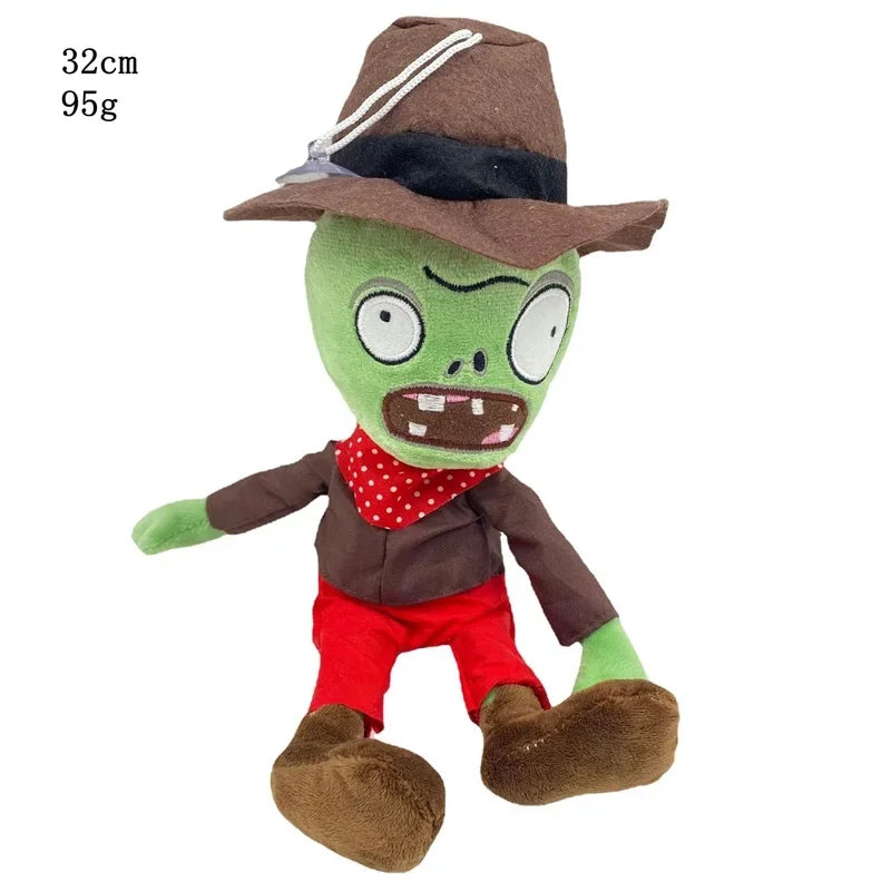 1pcs 30cm Plants vs Zombies Plush Toys PVZ Zombies Gargantuar Hats Pirate Zombies Plush Soft Stuffed Toys for Children Kids Gift