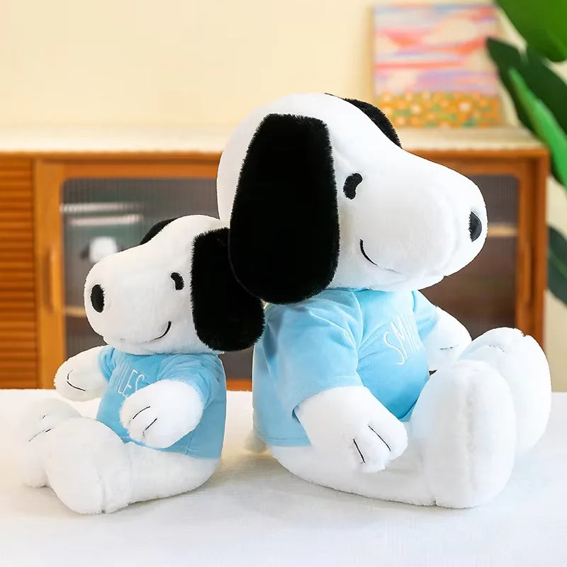 35cm Cartoon Cute Snoopy Plush Toy Pillow Sofa Back Plush Doll Gifts For Children