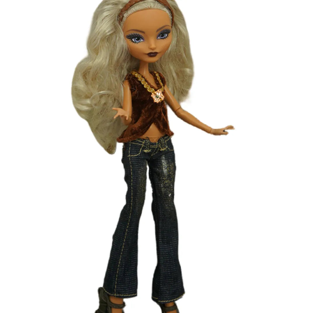 Doll Clothing Set Dress Quality Handmade Outfit Classic Doll Holiday Decors DIY Doll Dressing Vests Coat Pants Skirts Tutu Dress