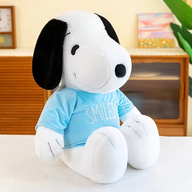 35cm Cartoon Cute Snoopy Plush Toy Pillow Sofa Back Plush Doll Gifts For Children