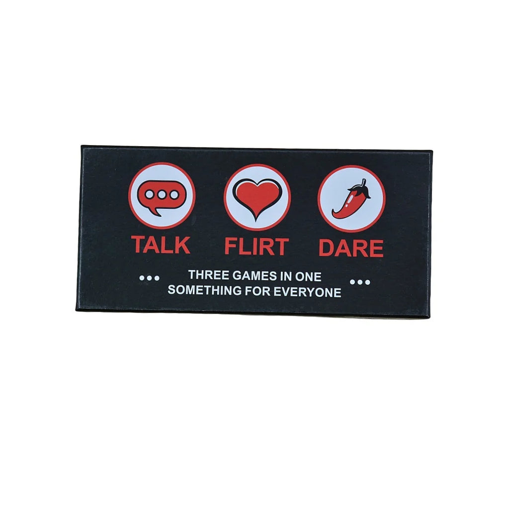 Party Games (Talk Flirt Dare), Board Games, Card Games, Interactive Tabletop Games, Suitable for Parties, Ideal as a Gift