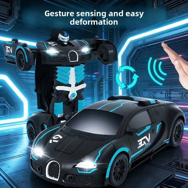 RC Car – 2-in-1 Racing Robot | Rechargeable Electric Toy for Boys & Girls (Ages 3-6, 8+)