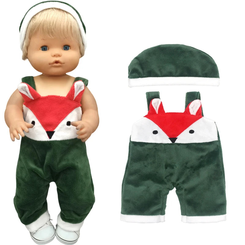 Reborn Baby Dolls Dress for 40 Cm Nenuco Ropa Y Su Hermanita Children Girl Gift Doll Clothes