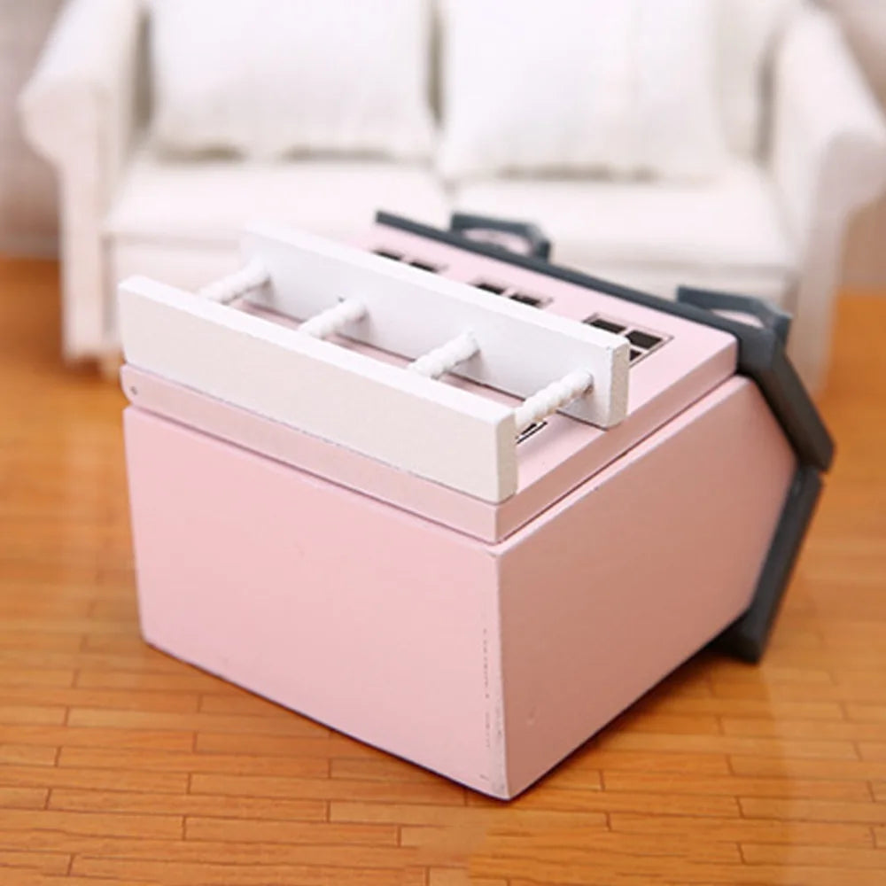 1:12 Dollhouse Dolls Miniature House Mini Villa Wooden Miniature Handicraft Building Mini Handicraft Miniature Doll House Model