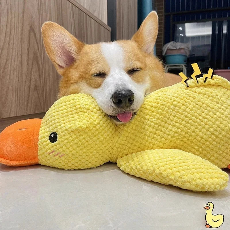 Plush dog toys, sleep companions, durable and chewable, teeth cleaning, and noise-relieving chew toys.