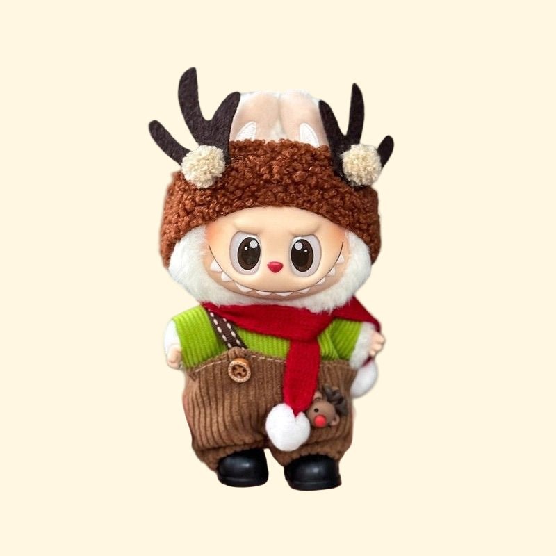 Christmas Reindeer Labubu Outfit Set - ImLabubu